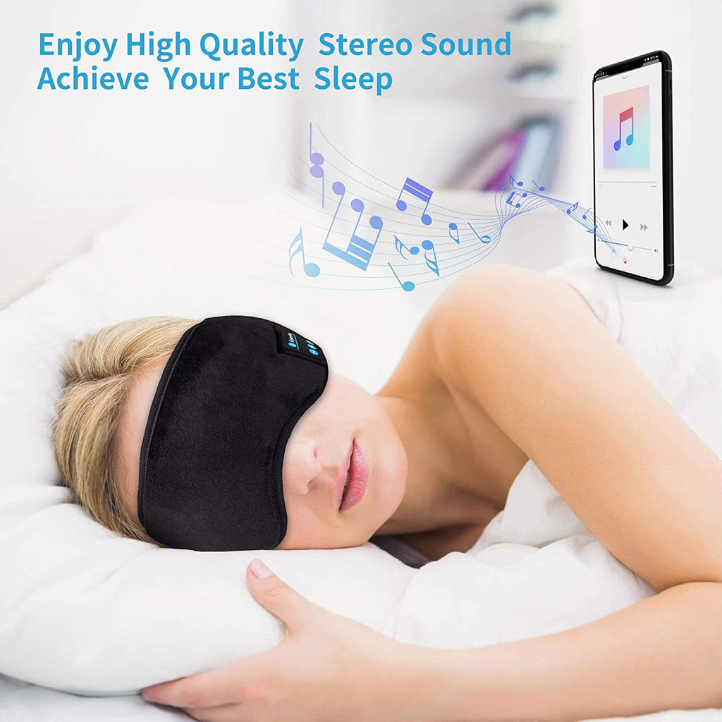 Optimiz Masque de Sommeil Bluetooth avec Écouteurs Intégrés